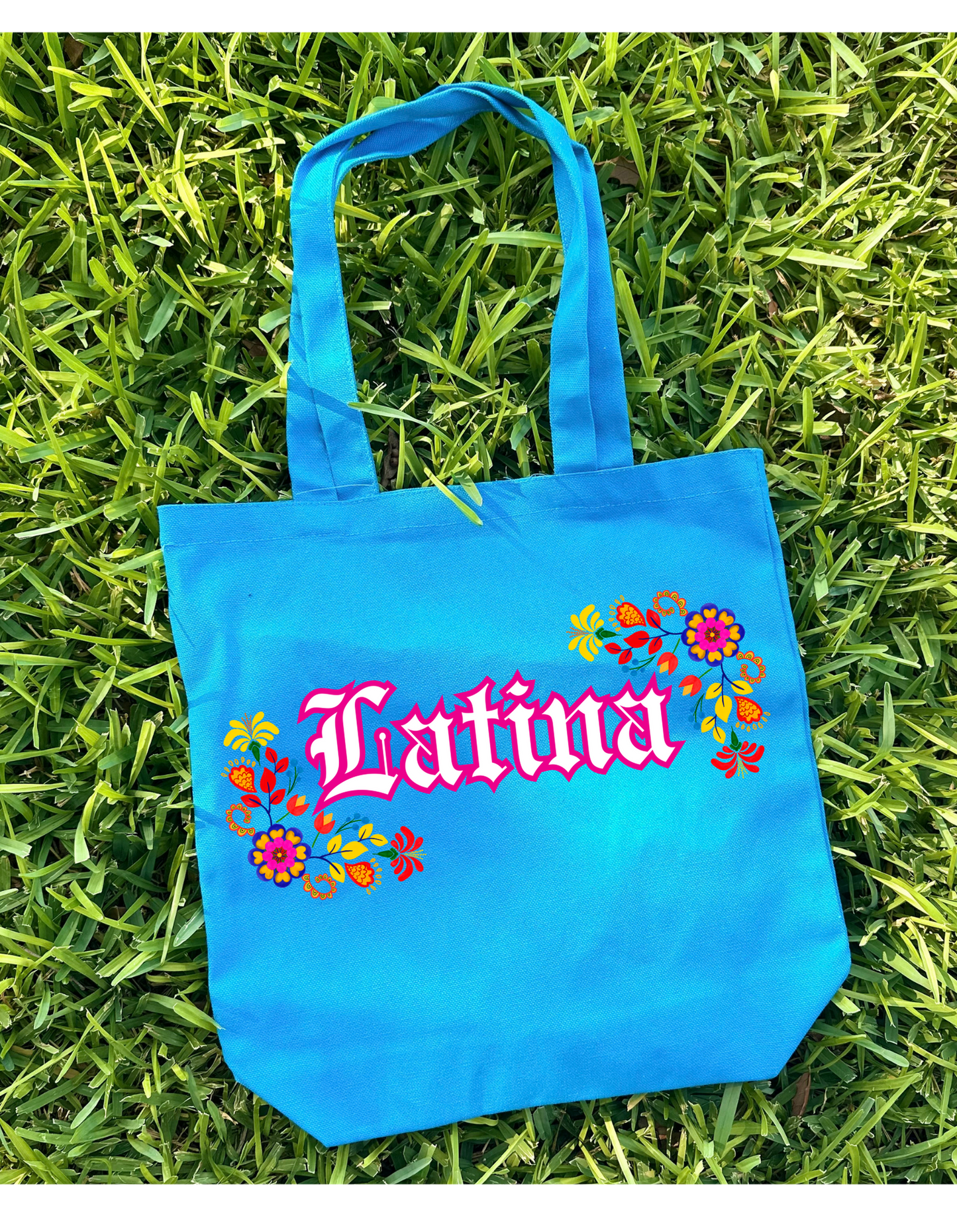 Latina Flower Tote Bag