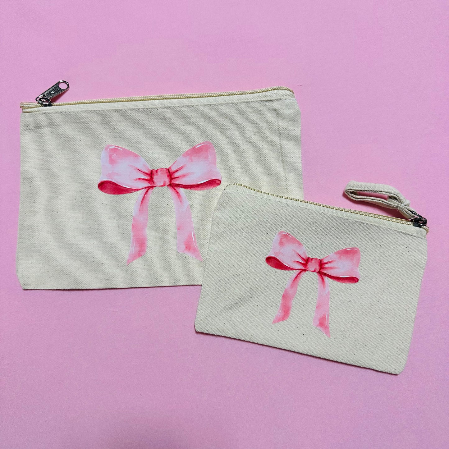 Pink Bow Coin Bag