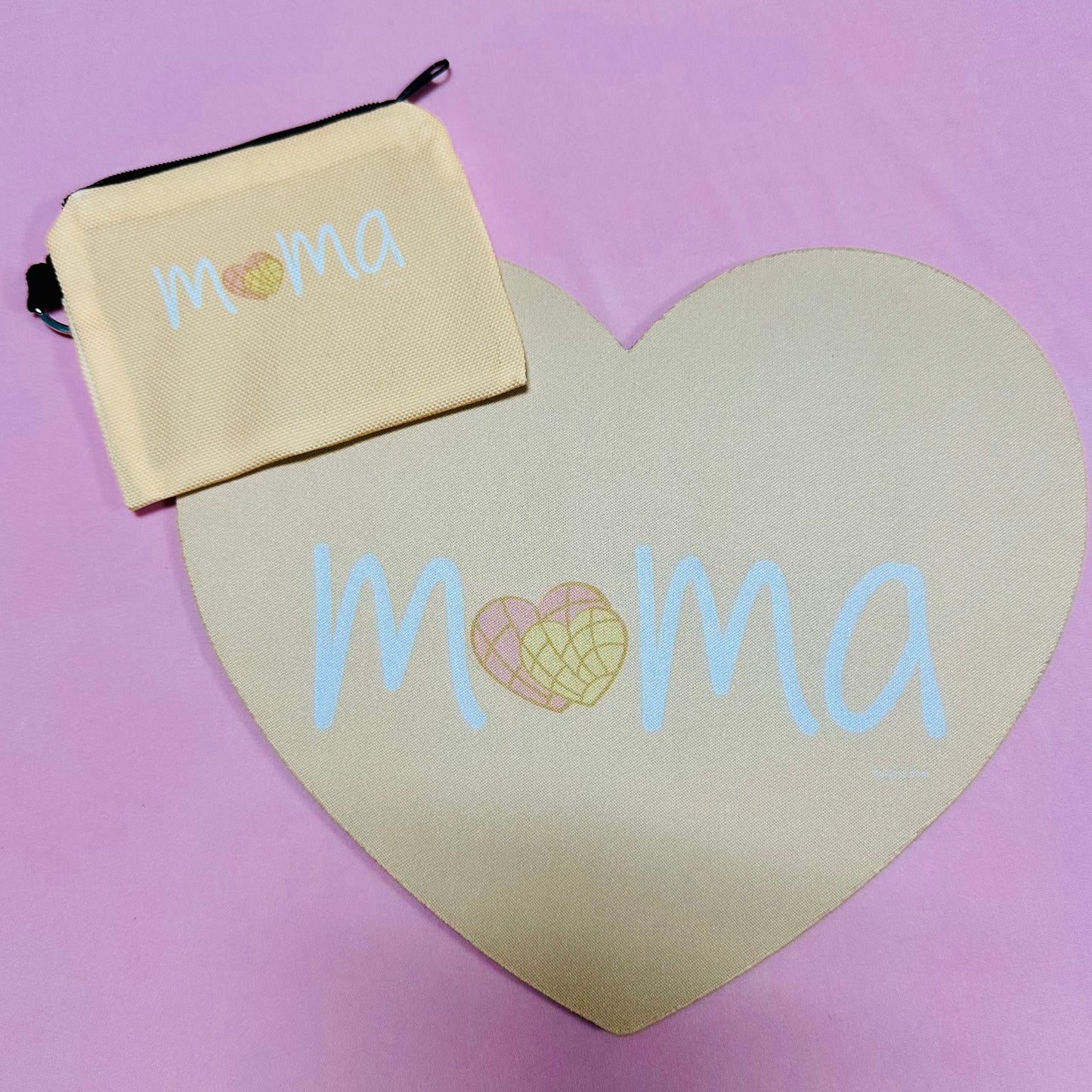 Mama Heart Concha Mouse Pad