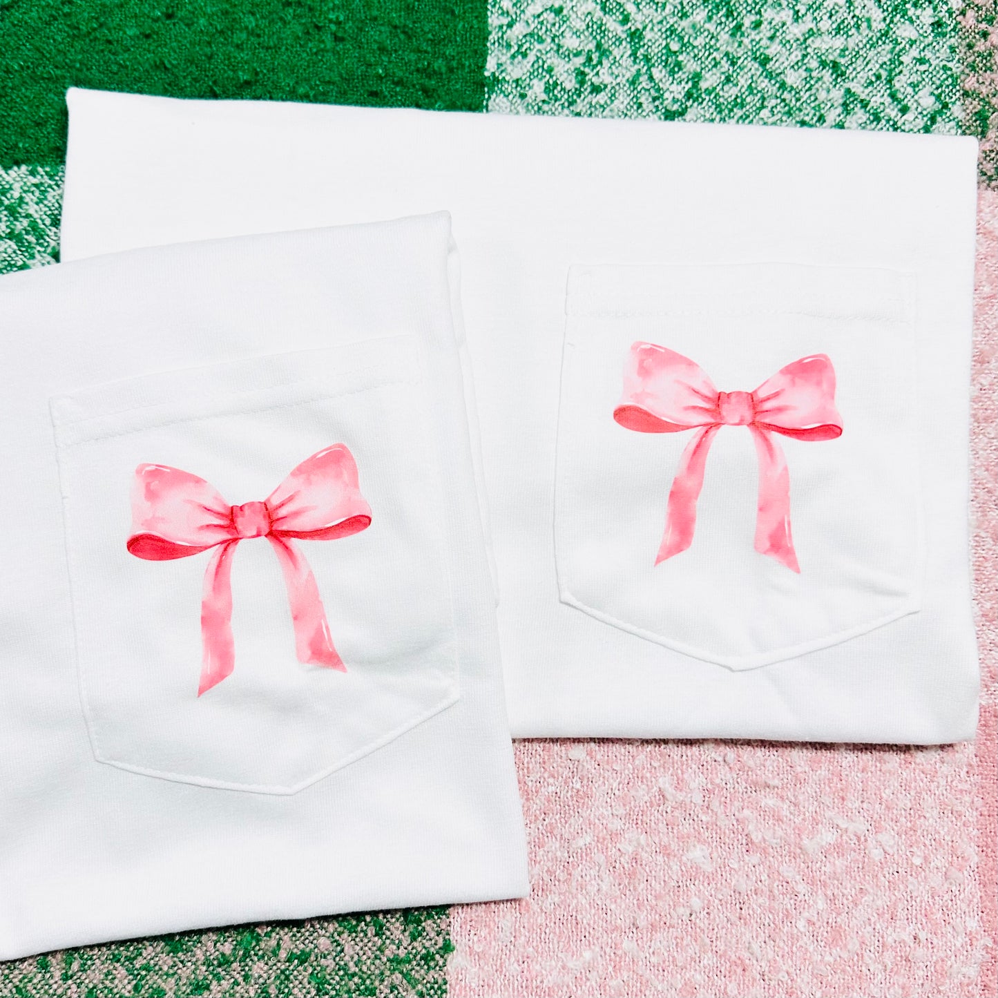 Pocket, Pink Bow T-shirt