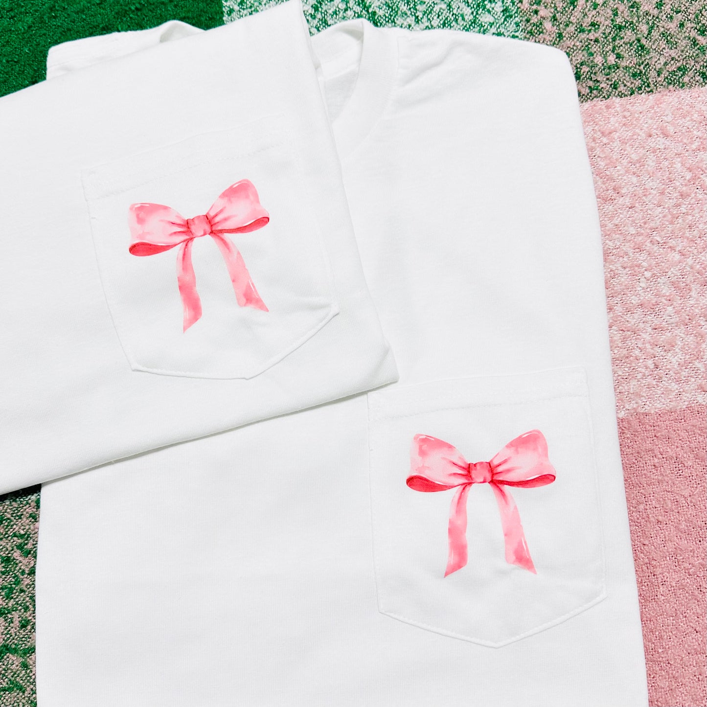 Pocket, Pink Bow T-shirt