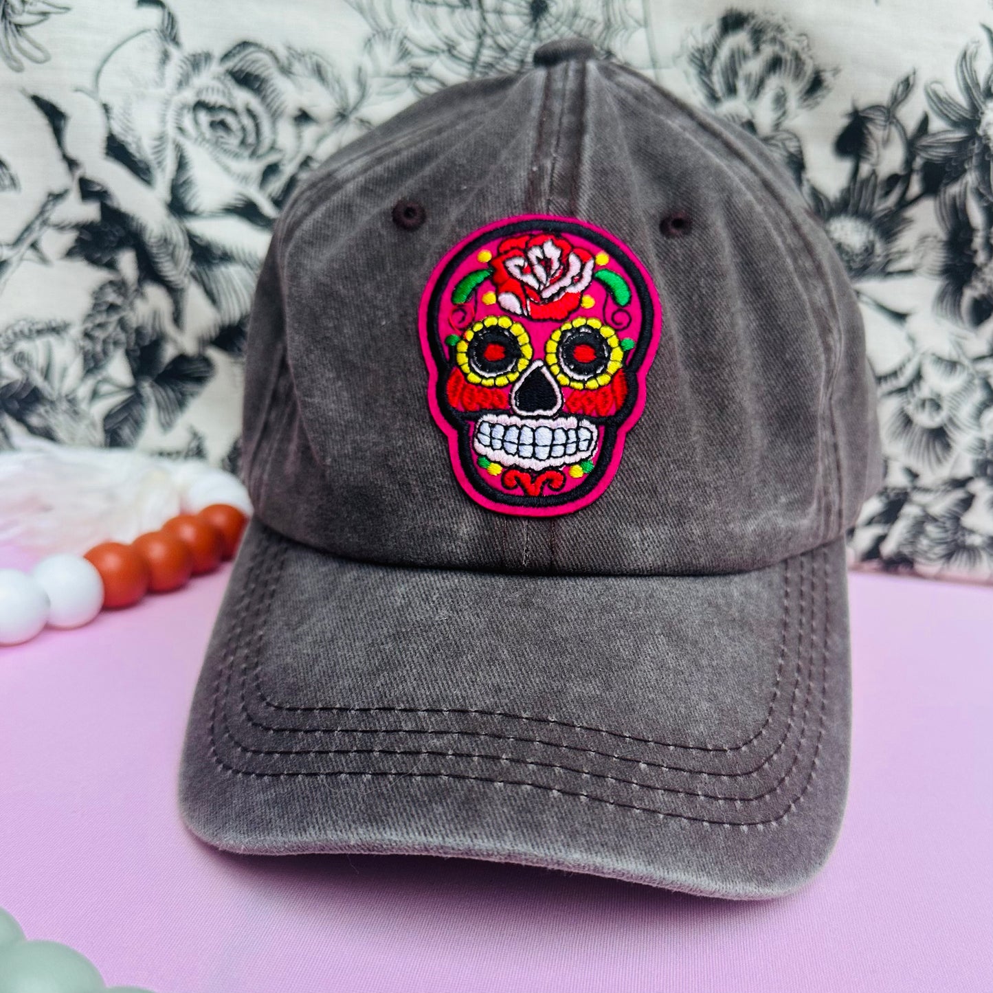 Sugar Skull Women’s Vintage baseball Cap