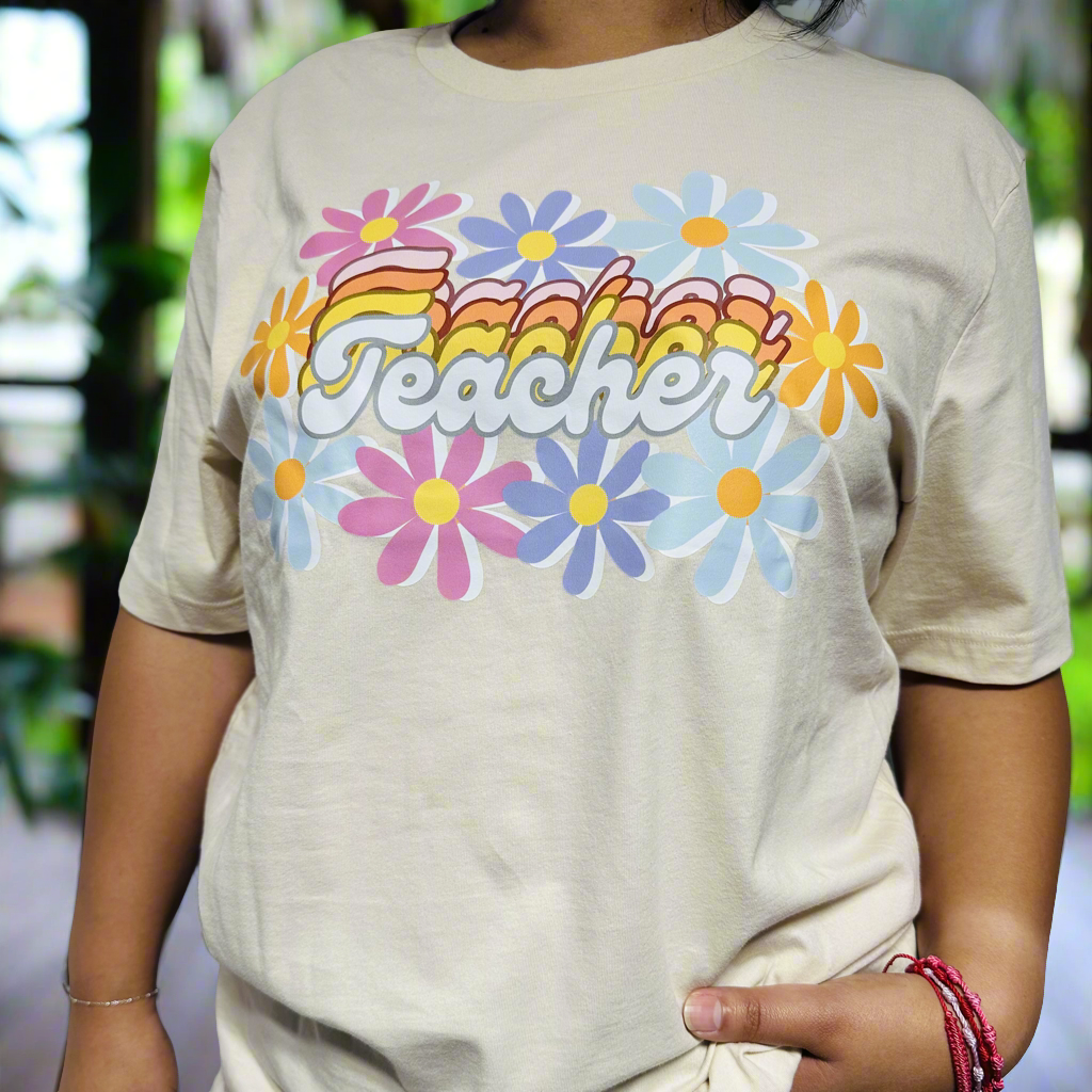 Teacher Retro Graphic Tee