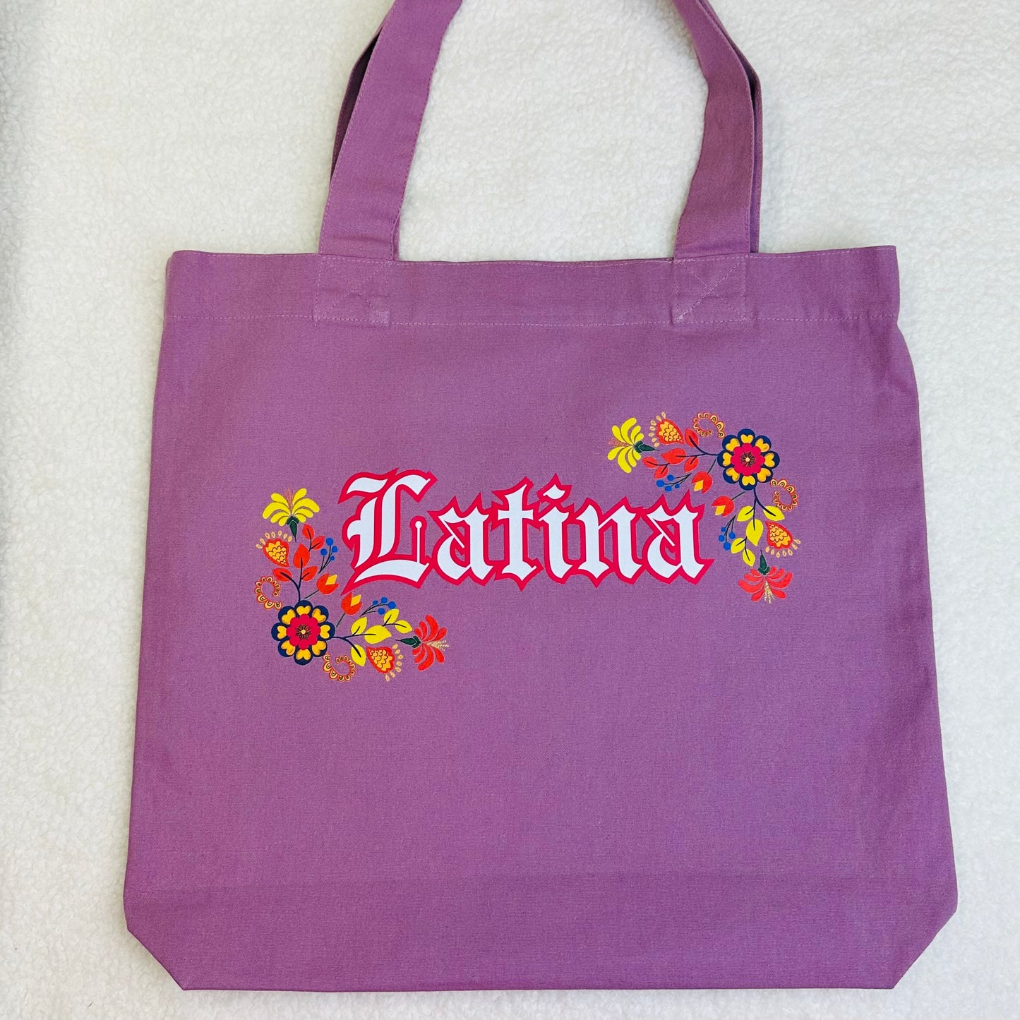 Floral Latina Tote bag