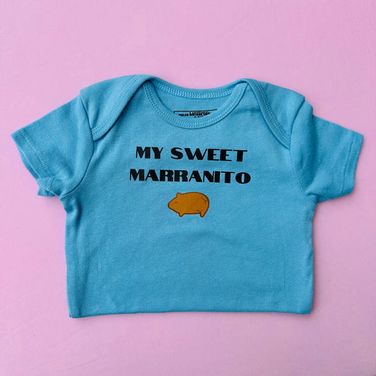 My sweet Marranito Blue Baby Onesie