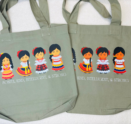 Mexican Doll Tote bag