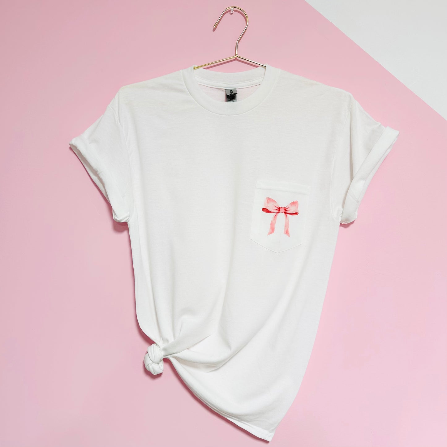 Pocket, Pink Bow T-shirt