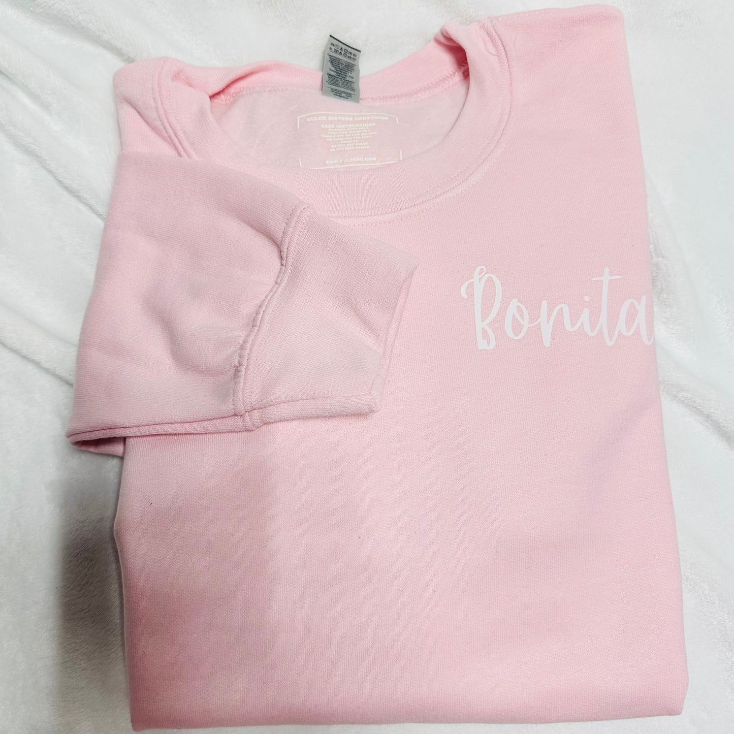 Bonita pocket size Adult Sweatshirt