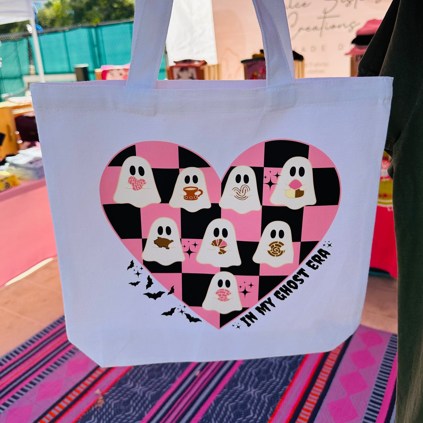 In my Ghost Era White Thick Tote bag