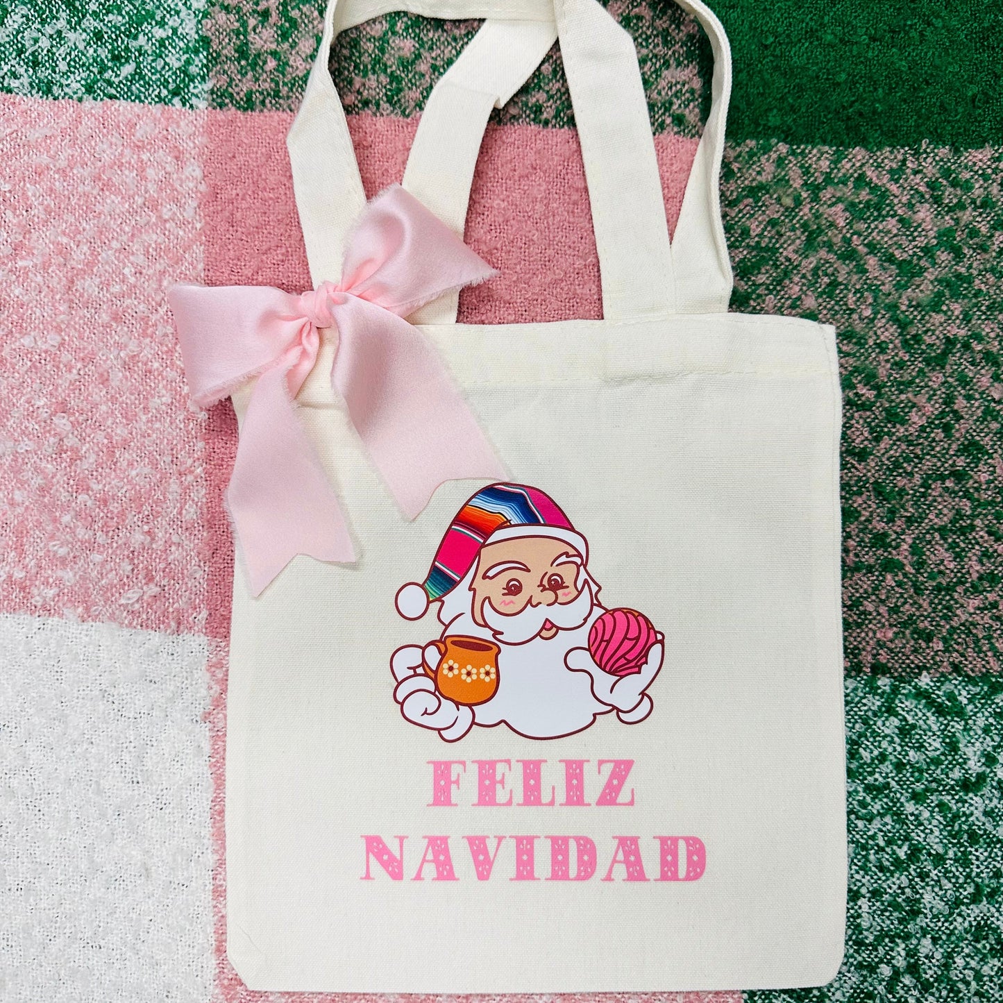 Mini Santa Tote Bags