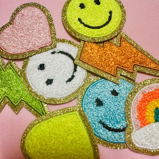 Small emoji Iron Patches