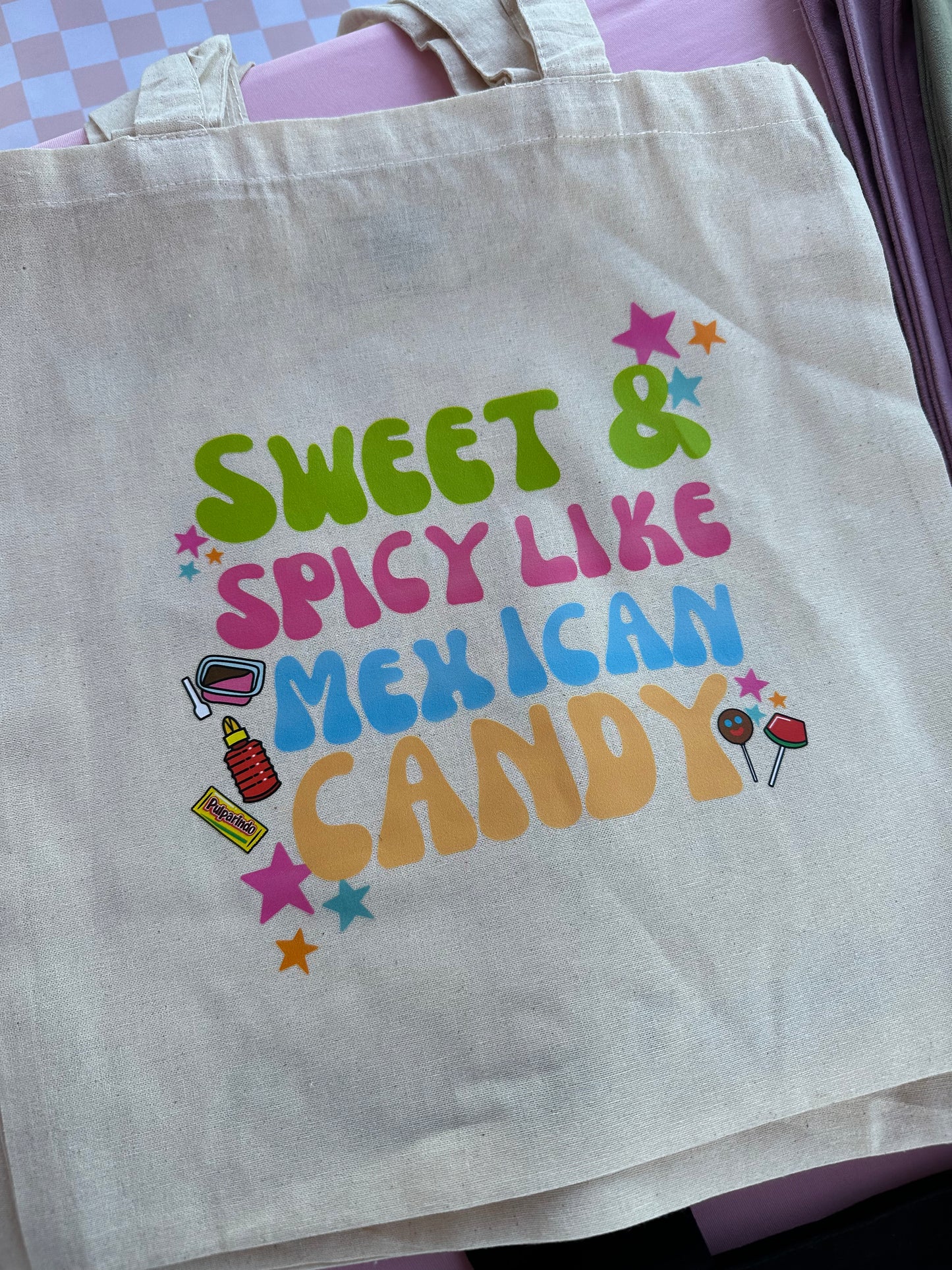 Sweet & Spicy like Mexican Candy Retro light weight Tote Bag