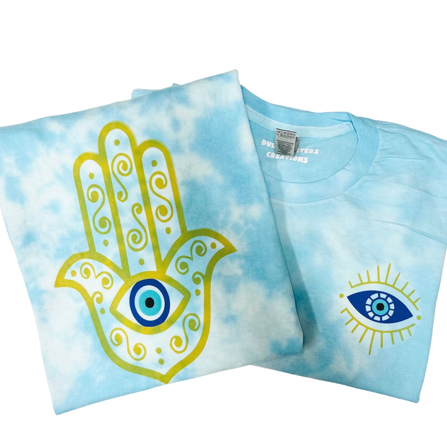 Ojo Blue Tie-Dye Graphic Tee