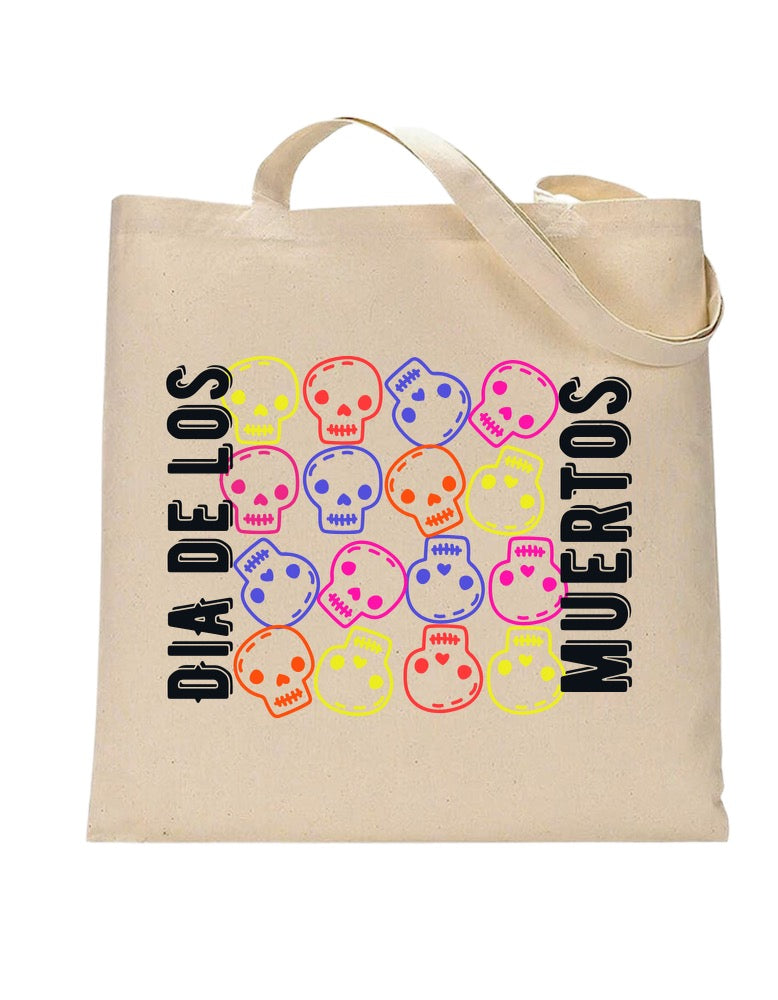 Dia De Los Muertos skulls Tote Bag